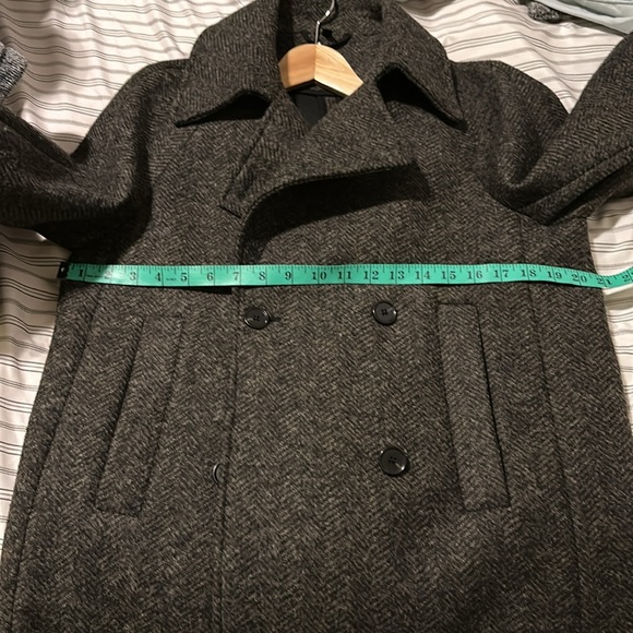 COS HERRINGBONE PEA COAT 6 NWT - Picture 12 of 17